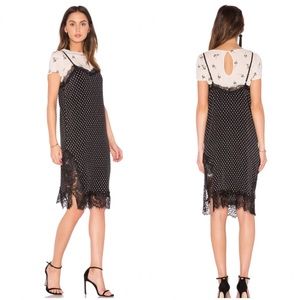 Free People Margot thin layered slip dress NWT